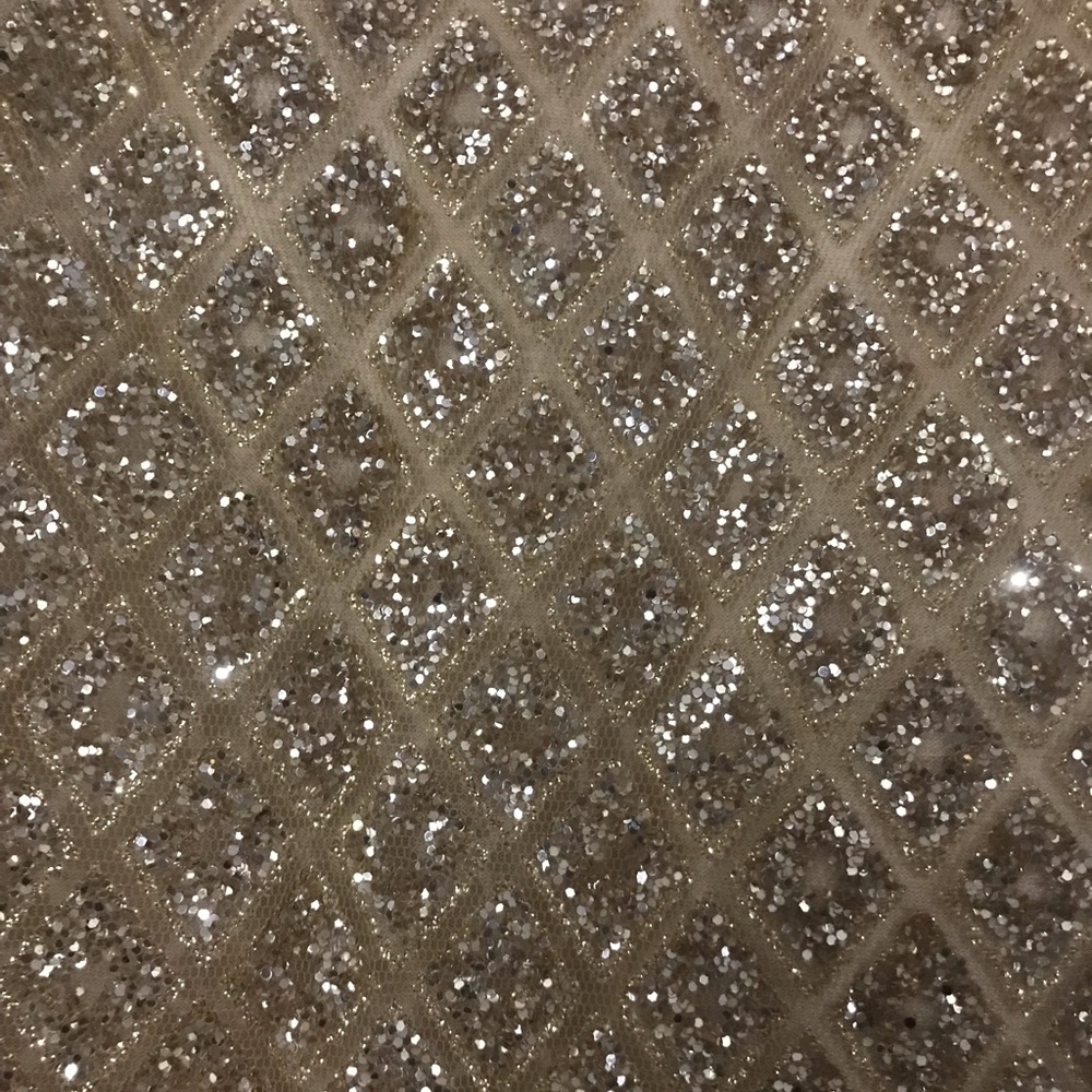 l’atiste Gold Glitter Pencil Skirt-size L - Picture 4 of 9